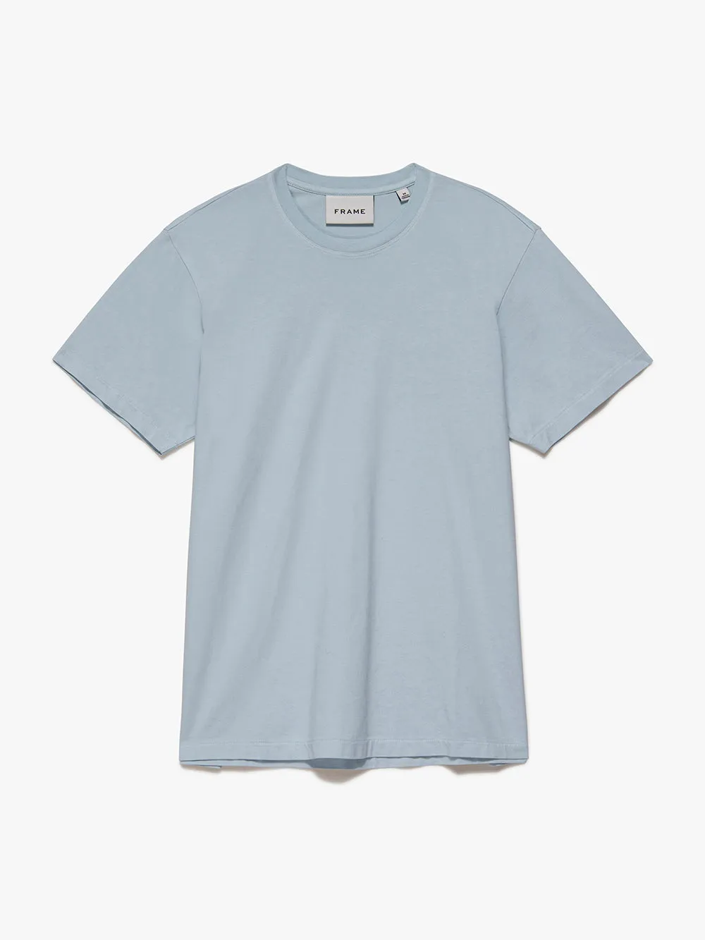 FRAME Logo Tee -- Sky Blue