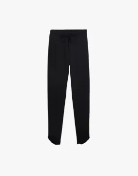 Frank & Eileen Christine Tulip Ankle Sweatpants in Black (Triple Fleece)