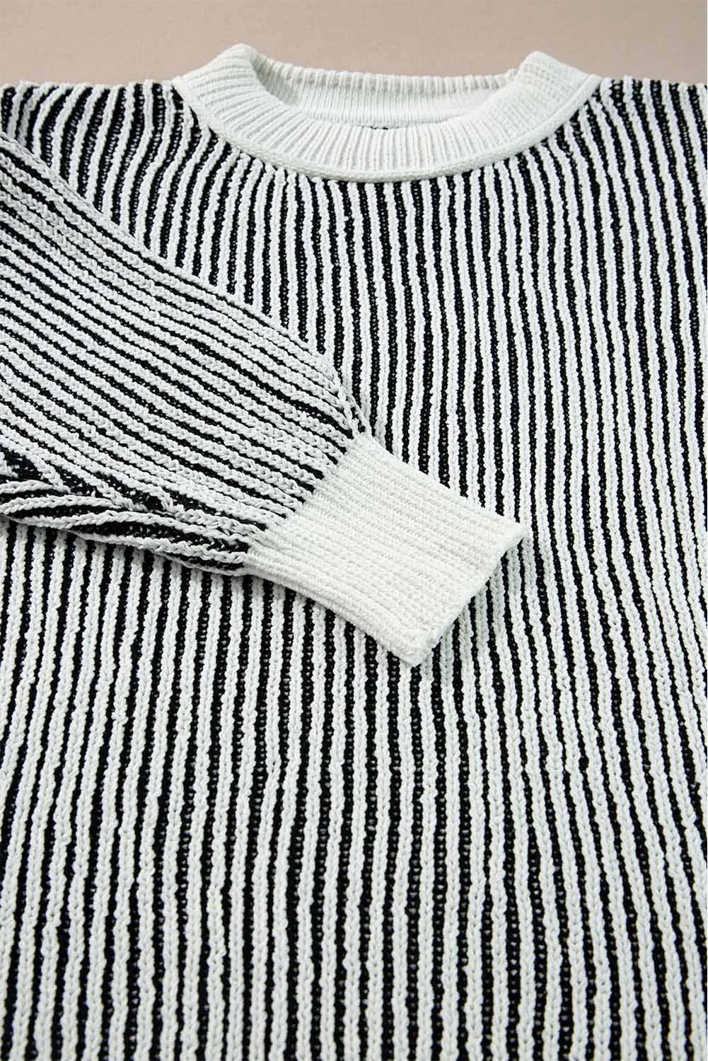 Frosted Striped Sweater