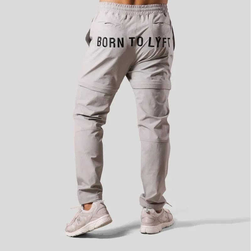 Gym Sports Casual Trousers Fitness Thin Loose Woven Fitness Running Training Leggings Shorts Trousers Men