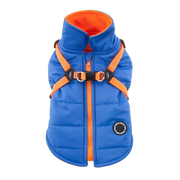 Harness Coat | Mountaineer Royal Blue & Orange