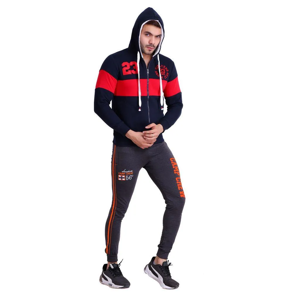 HiFlyers Mens Slimfit Track Pants (Anthra)