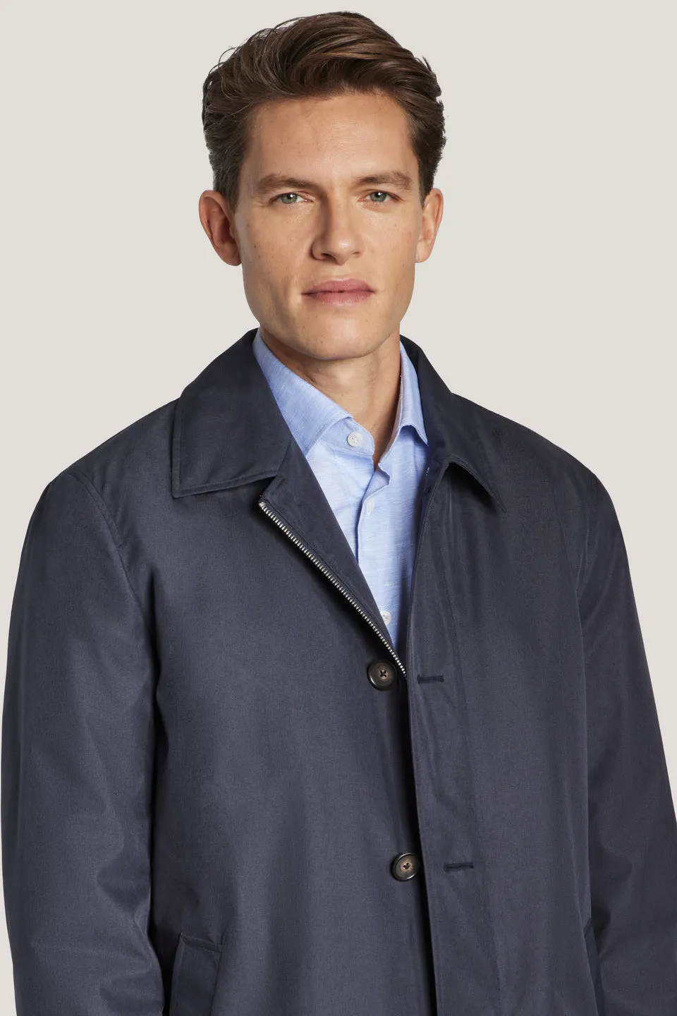 Jack Victor Harlow Raincoat - Navy