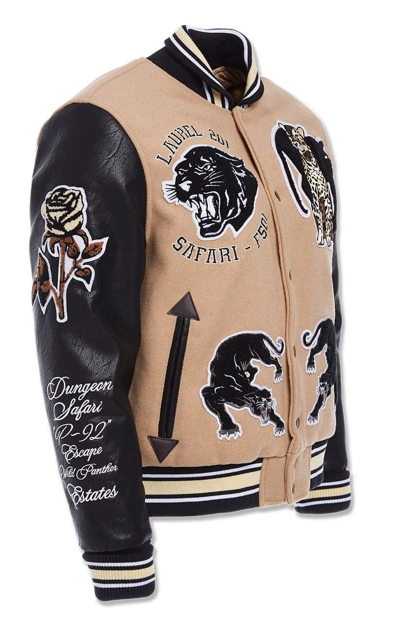 JORDAN CRAIG PANTERA VARSITY JACKET (SAFARI)