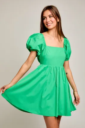 Kelly Green Shortie Dress