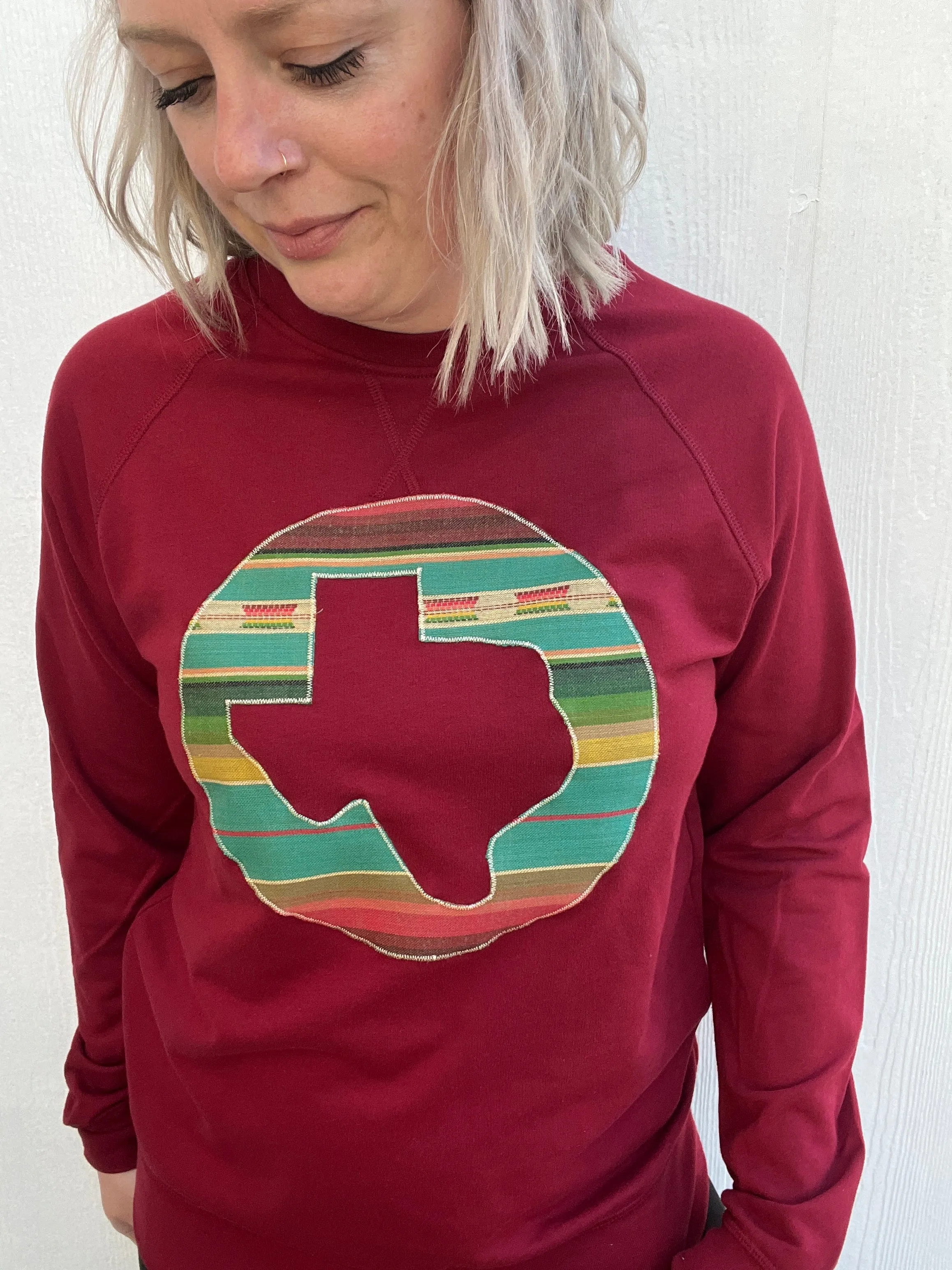 Lago Serape Wine Pullover