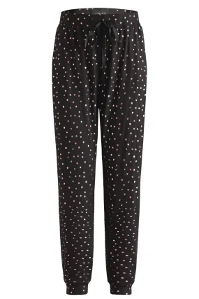Liberte - Alma-Pants - Black Pink Holographic Dot
