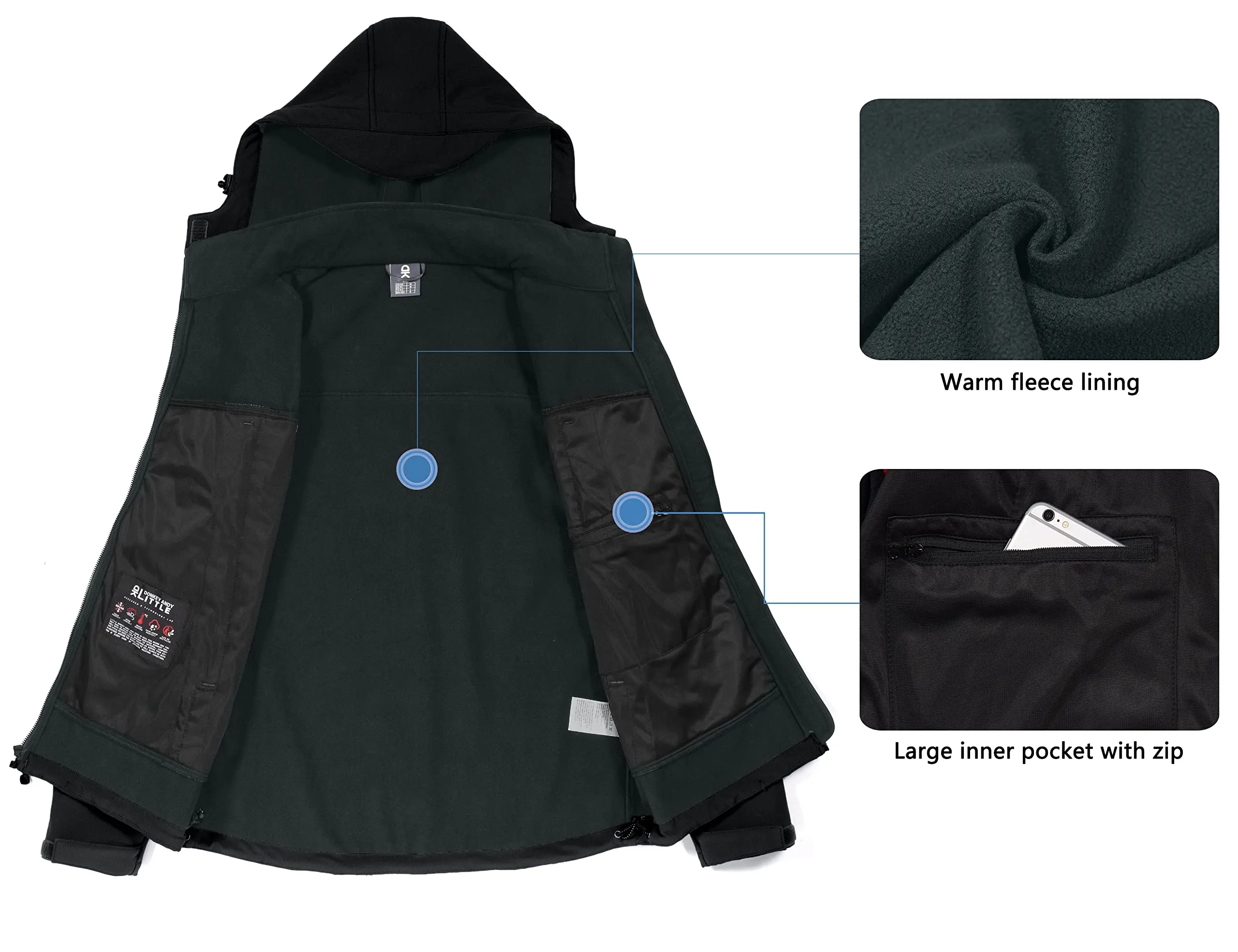 Little Donkey Andy Waterproof Softshell Jacket M