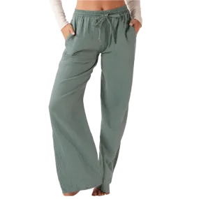 Lotus and Luna Wide Leg Cabana Pants - Sage
