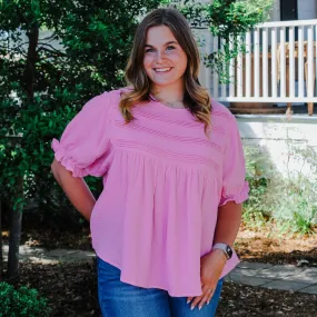 Mallory Puff Sleeve Tunic Top
