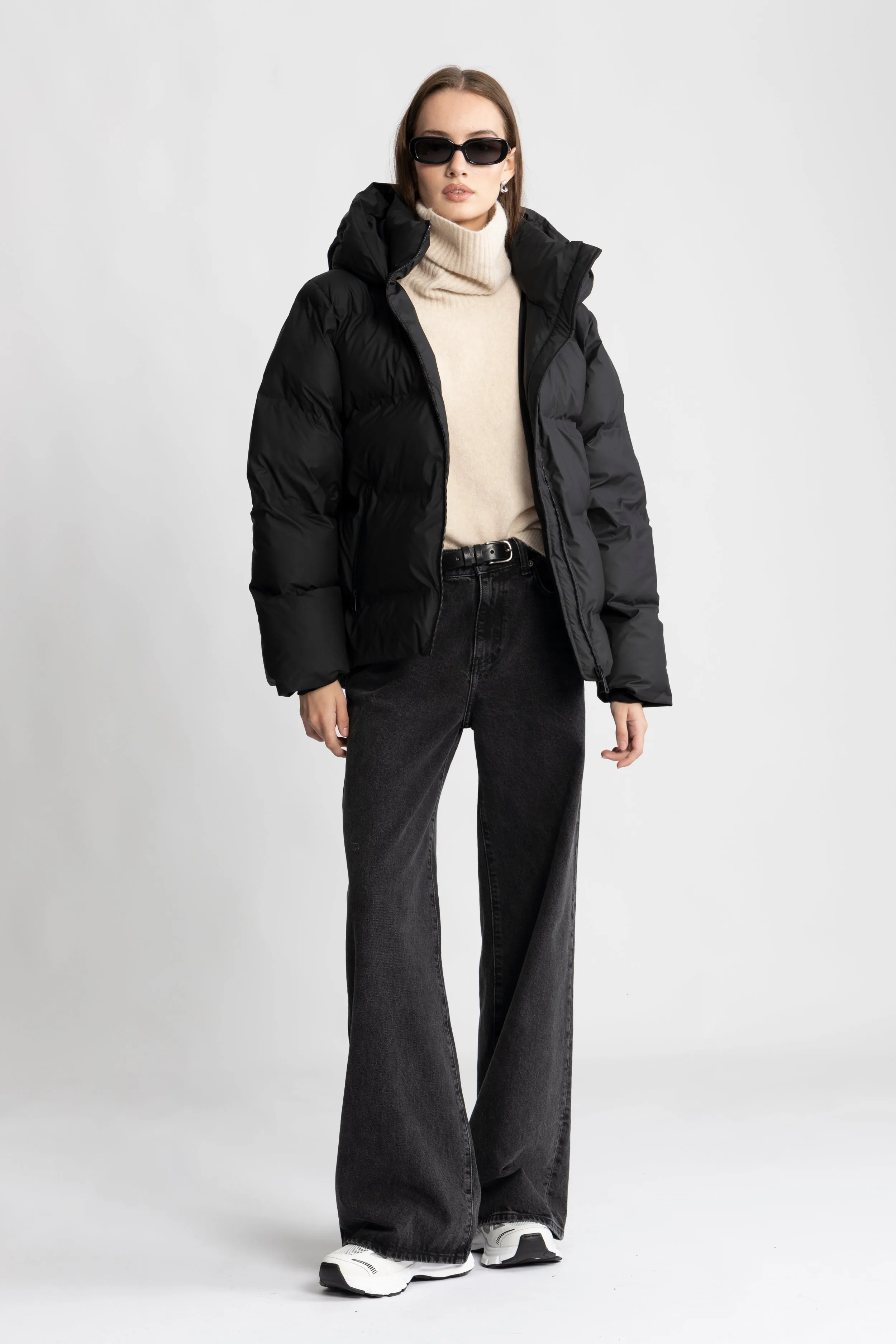 Maud Puffer Jacket - Black