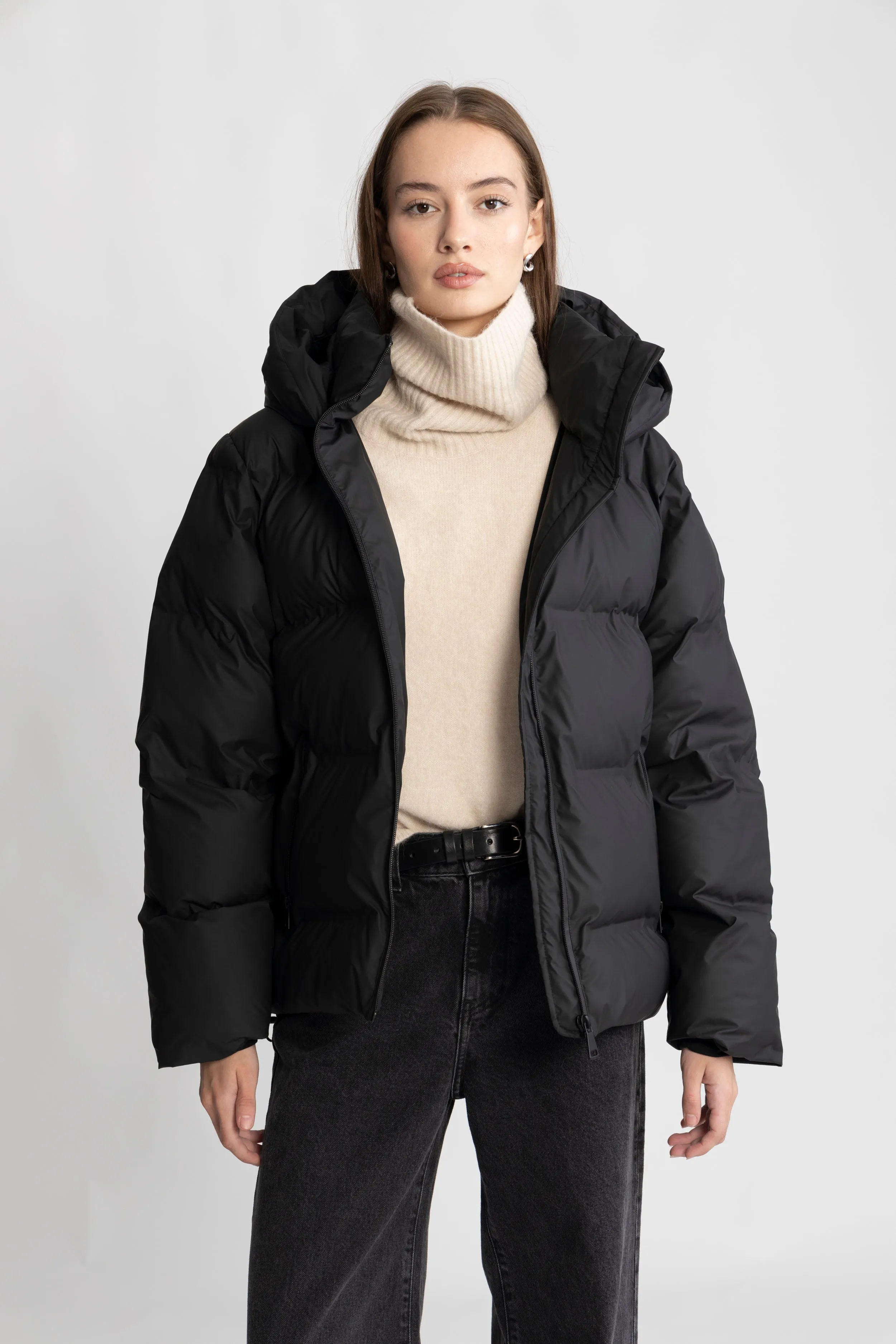Maud Puffer Jacket - Black