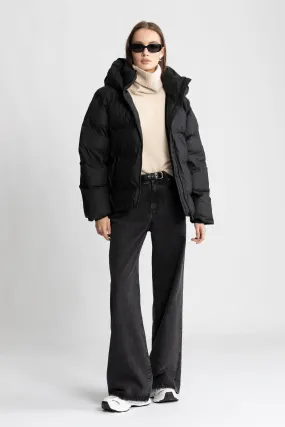 Maud Puffer Jacket - Black