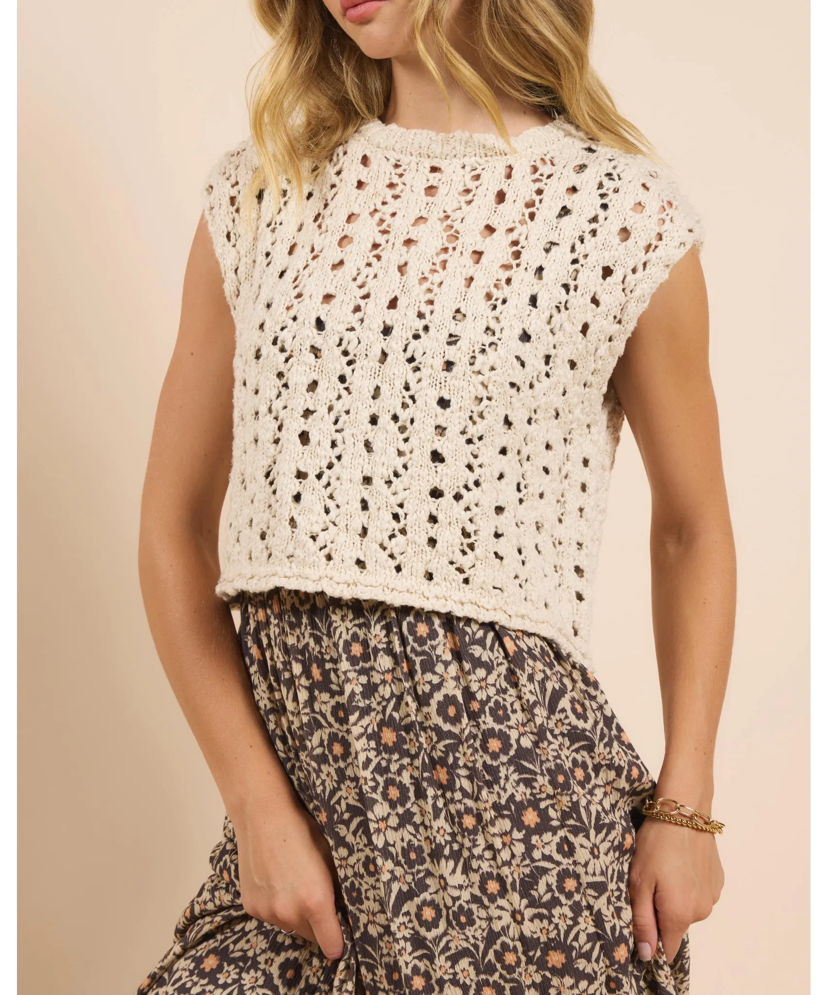 Meadow Open Knit Tank