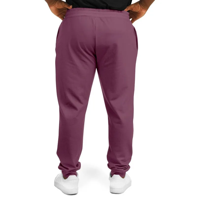 Medium Dark Magenta Joggers | Unisex | with PLUS sizes | Medium Dark Pastel Magenta | C0M60Y0K60
