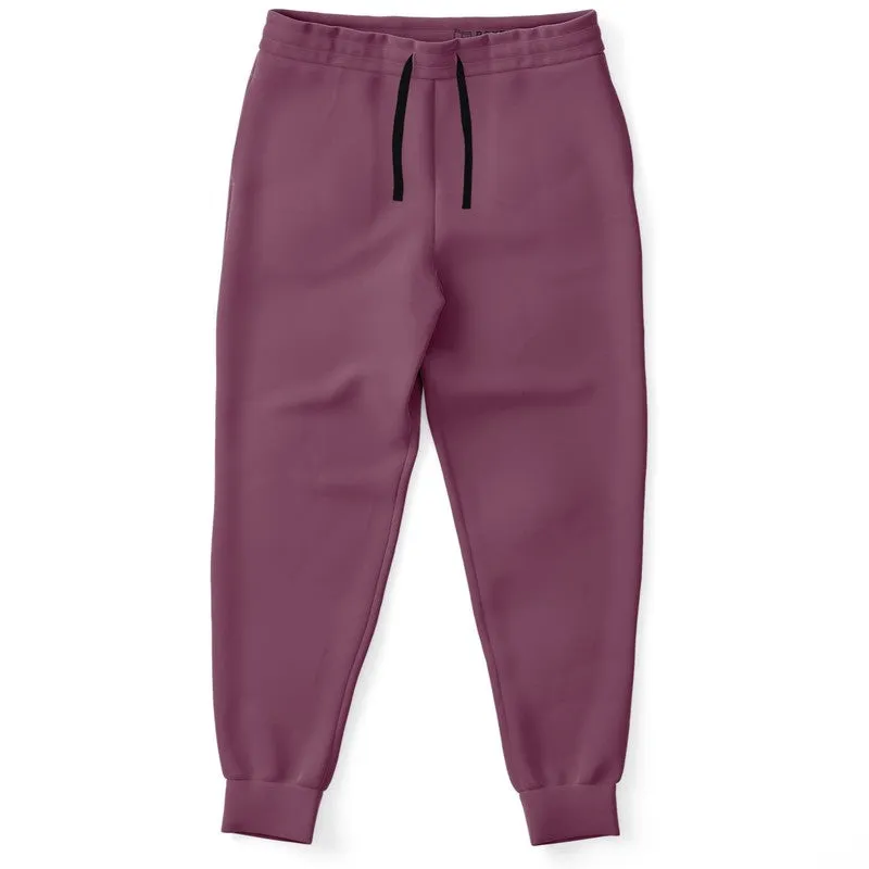 Medium Dark Magenta Joggers | Unisex | with PLUS sizes | Medium Dark Pastel Magenta | C0M60Y0K60