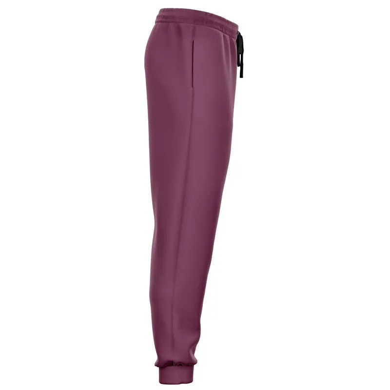 Medium Dark Magenta Joggers | Unisex | with PLUS sizes | Medium Dark Pastel Magenta | C0M60Y0K60