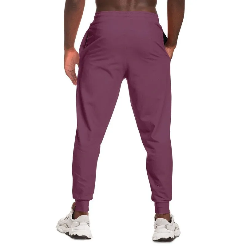 Medium Dark Magenta Joggers | Unisex | with PLUS sizes | Medium Dark Pastel Magenta | C0M60Y0K60