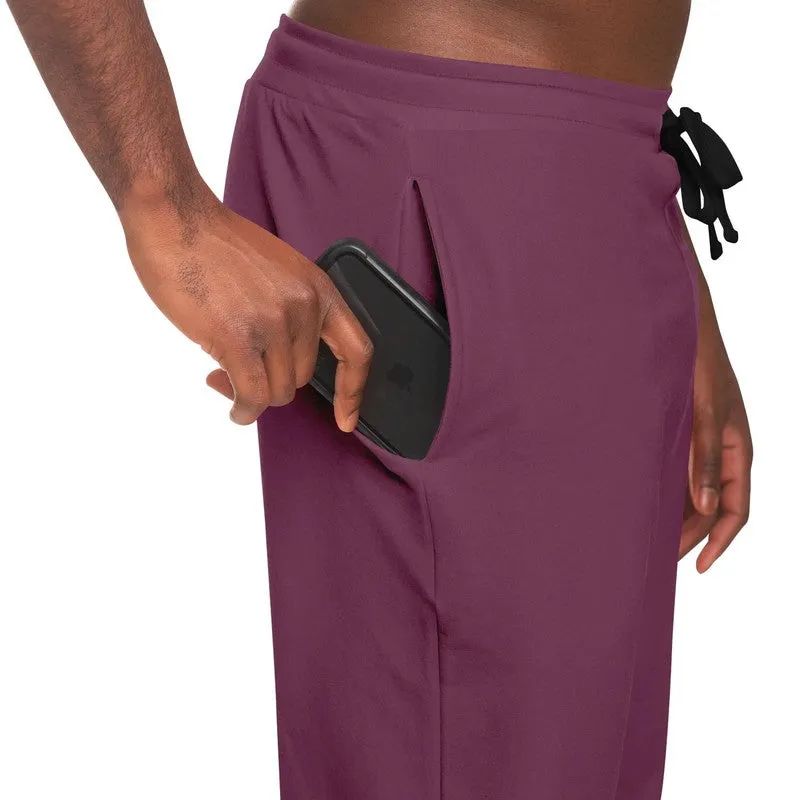 Medium Dark Magenta Joggers | Unisex | with PLUS sizes | Medium Dark Pastel Magenta | C0M60Y0K60
