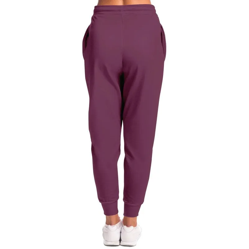 Medium Dark Magenta Joggers | Unisex | with PLUS sizes | Medium Dark Pastel Magenta | C0M60Y0K60