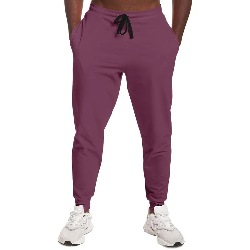 Medium Dark Magenta Joggers | Unisex | with PLUS sizes | Medium Dark Pastel Magenta | C0M60Y0K60