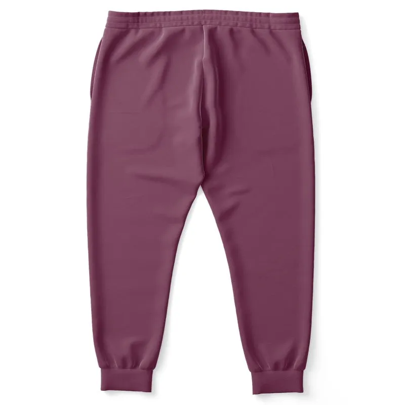 Medium Dark Magenta Joggers | Unisex | with PLUS sizes | Medium Dark Pastel Magenta | C0M60Y0K60
