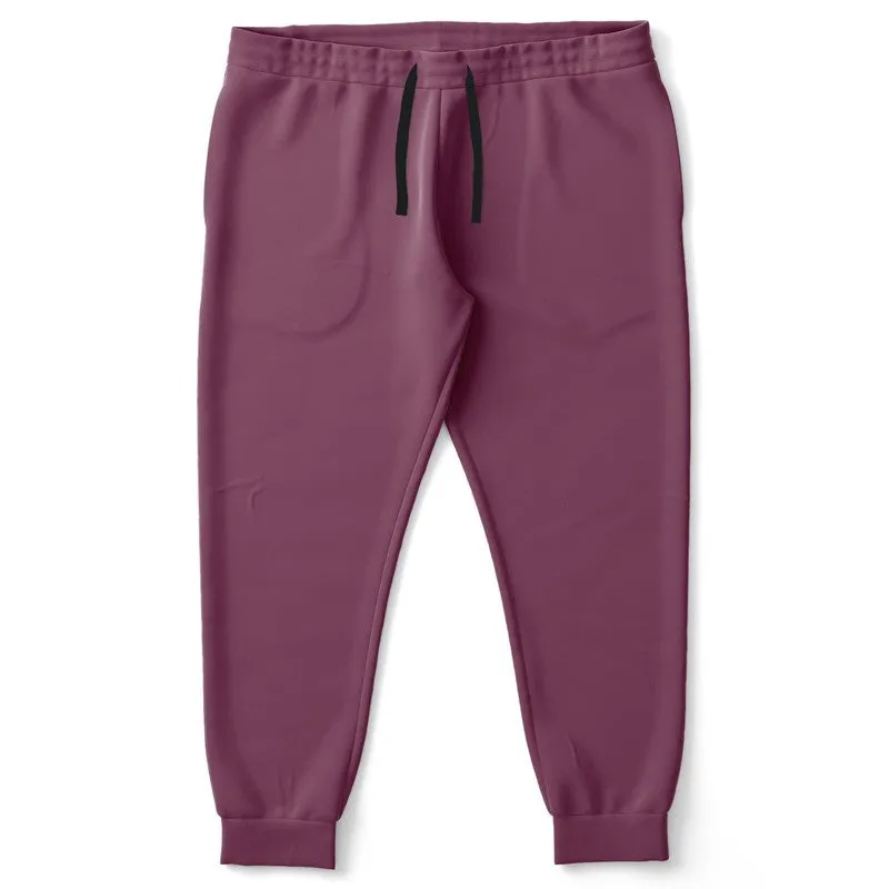 Medium Dark Magenta Joggers | Unisex | with PLUS sizes | Medium Dark Pastel Magenta | C0M60Y0K60