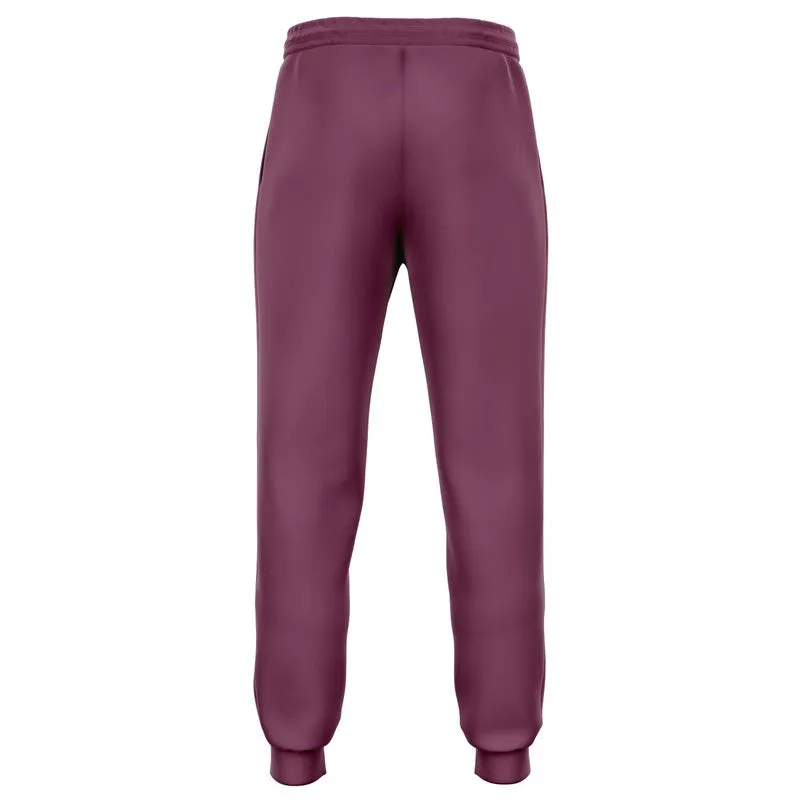 Medium Dark Magenta Joggers | Unisex | with PLUS sizes | Medium Dark Pastel Magenta | C0M60Y0K60