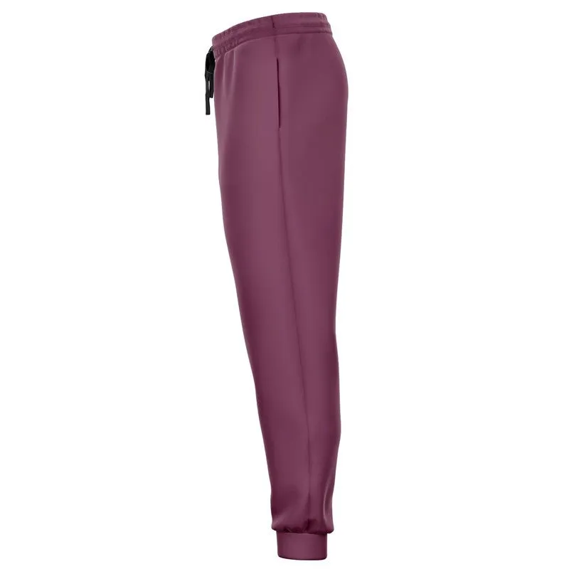 Medium Dark Magenta Joggers | Unisex | with PLUS sizes | Medium Dark Pastel Magenta | C0M60Y0K60