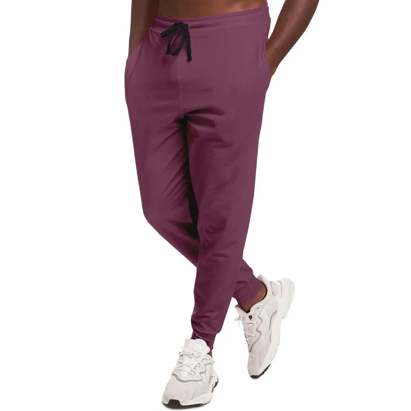 Medium Dark Magenta Joggers | Unisex | with PLUS sizes | Medium Dark Pastel Magenta | C0M60Y0K60