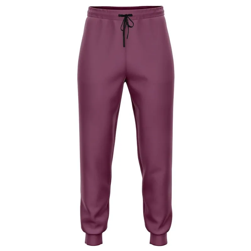 Medium Dark Magenta Joggers | Unisex | with PLUS sizes | Medium Dark Pastel Magenta | C0M60Y0K60