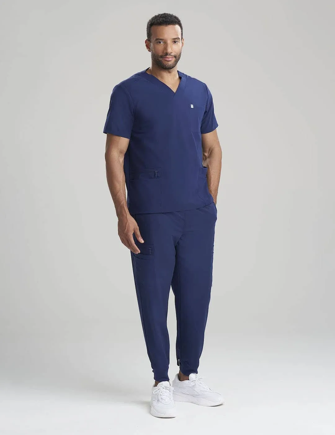 Mens Jogger Scrub Pants - Navy