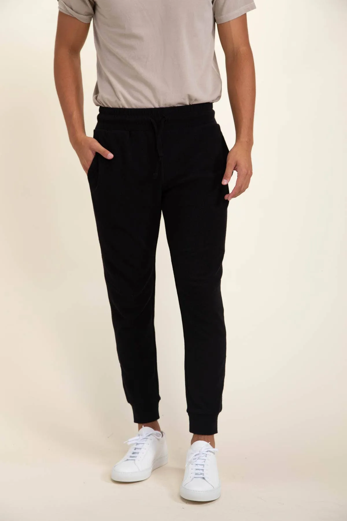 MONO B MEN- Micro Ribbed Joggers