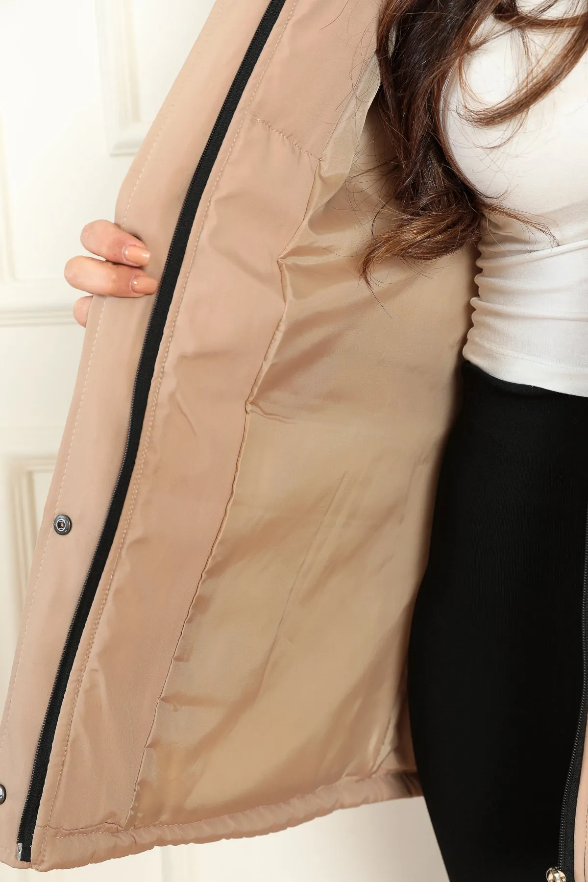 MPL Women's Regular Fit Lined Hooded Comfortable Coat with Many Pockets 4202 - South Bend