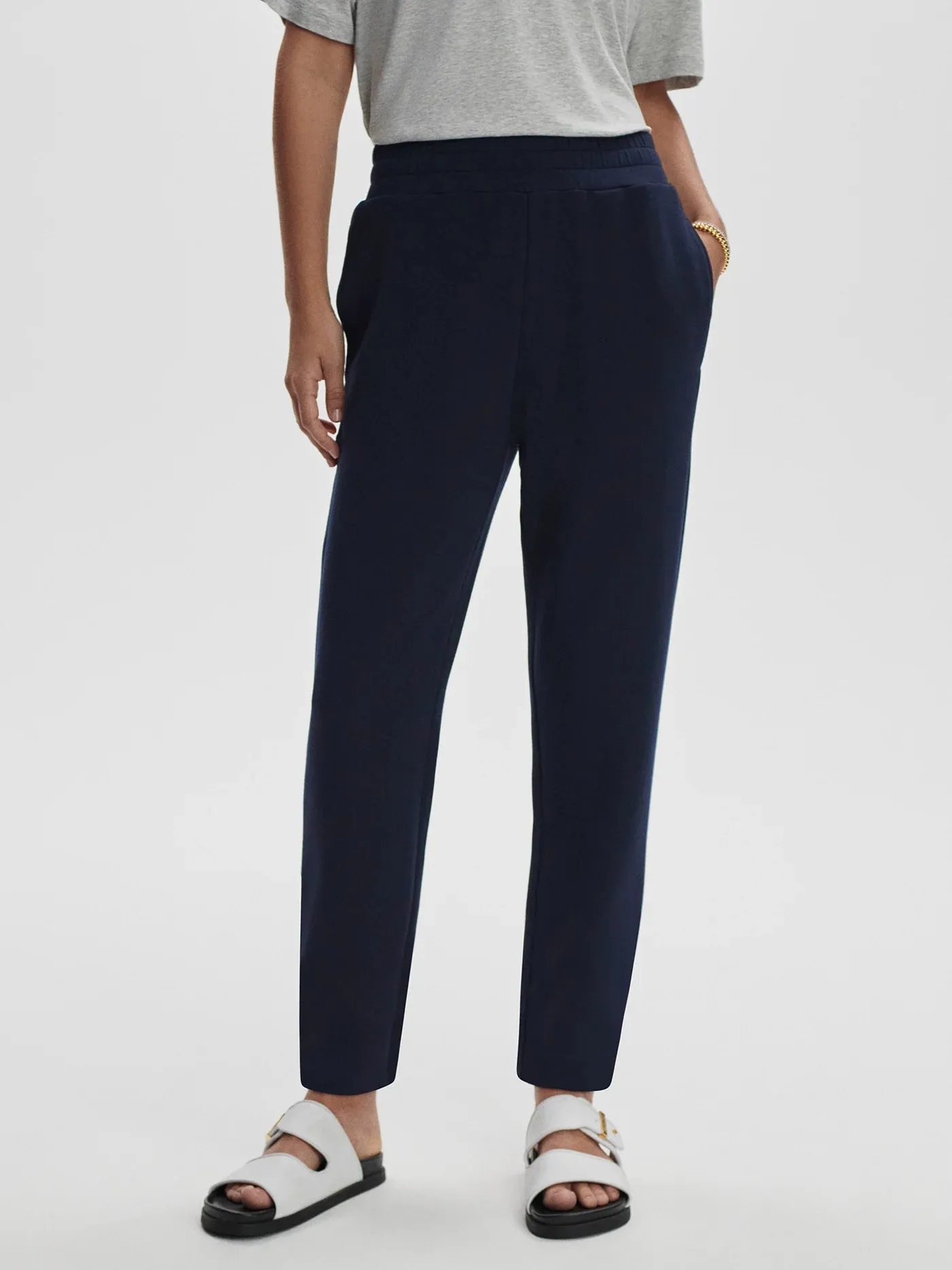 Navy Slim Pant 27.5"