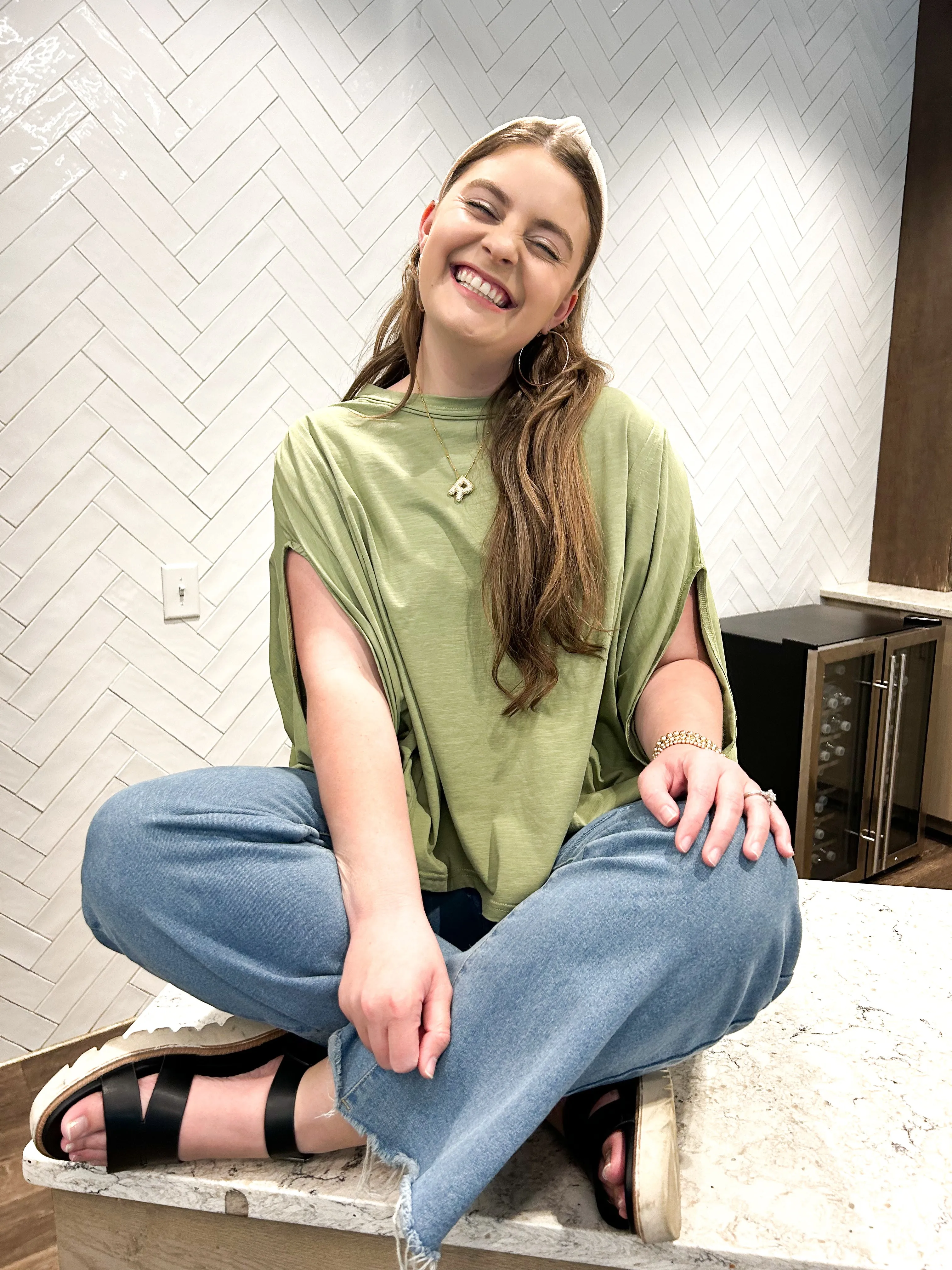 New Day Drop Sleeve Top
