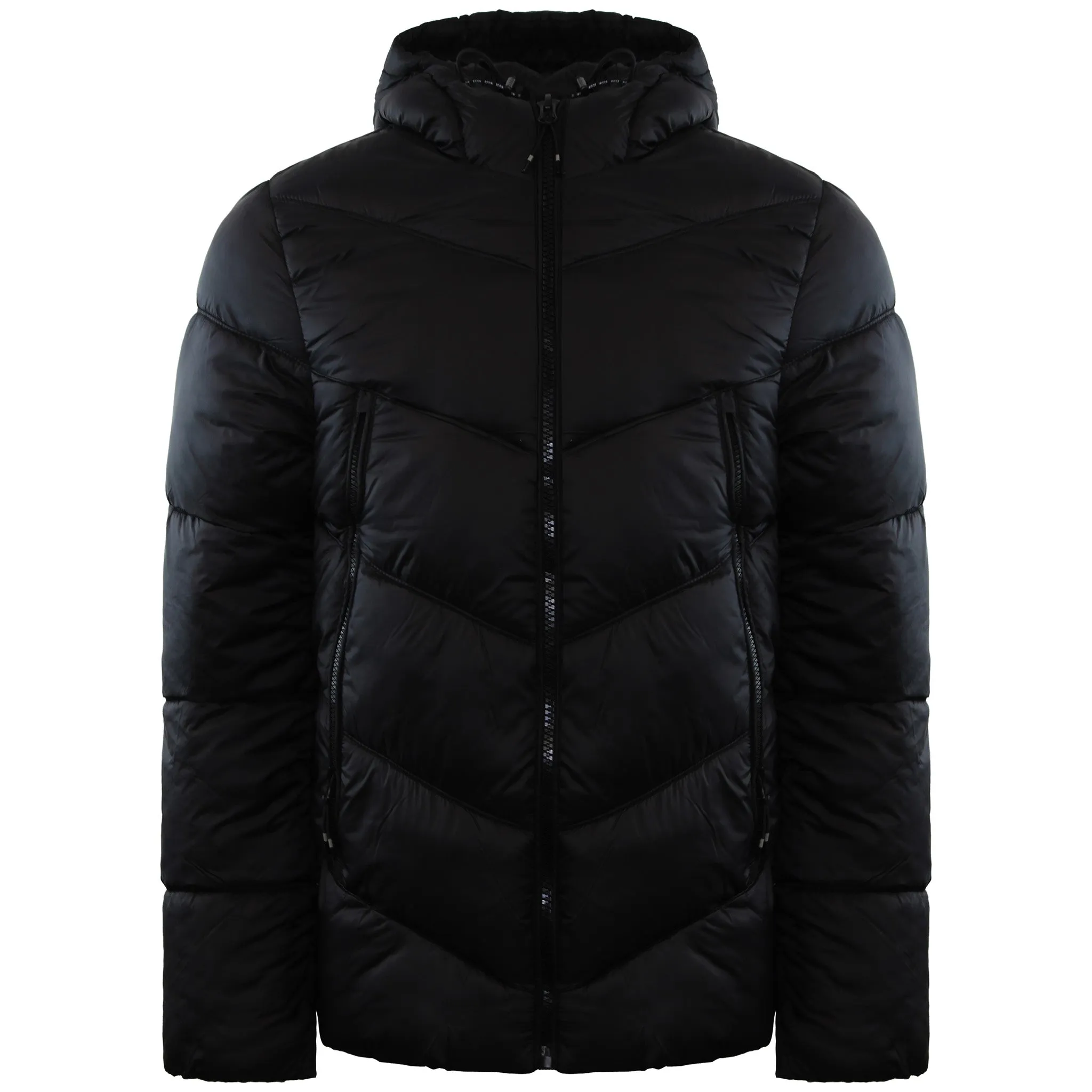 Nicce Canyon Mens Black Puffer Jacket
