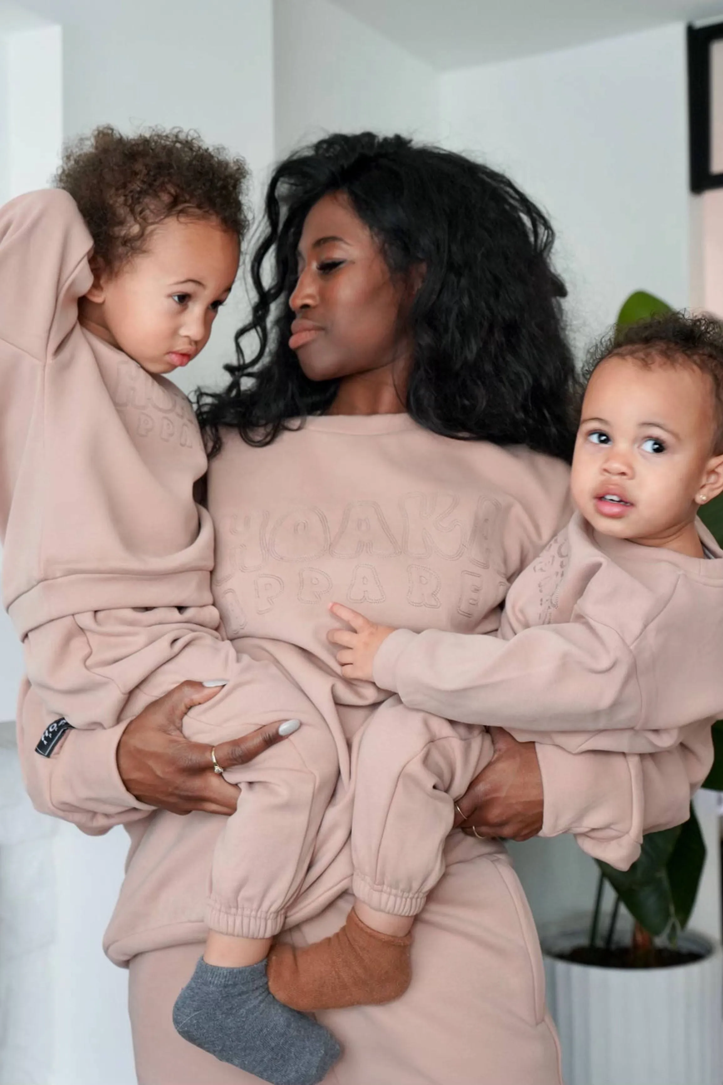 Nude Comfy Joggers For Baby & Kids