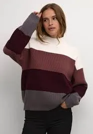 Olivia block pullover