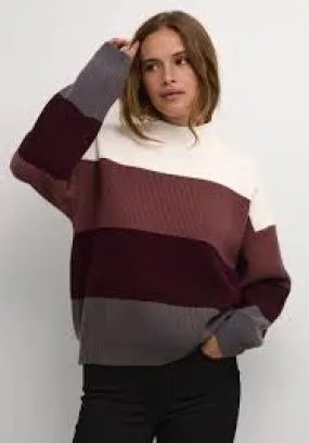 Olivia block pullover