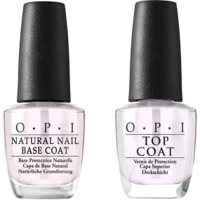 OPI Nail Lacquer - Duo Pack - High Shine Top Coat   Natural Base Coat