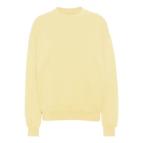Organic Oversized Crew - soft yellow