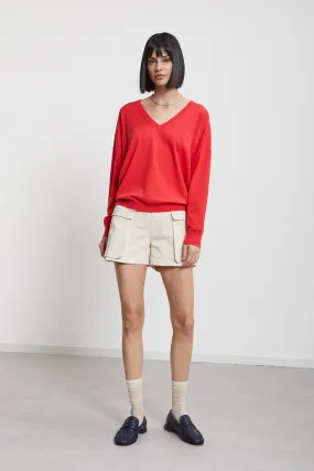 Ottod'Ame - Sweater pullover viscose RED - DK8183