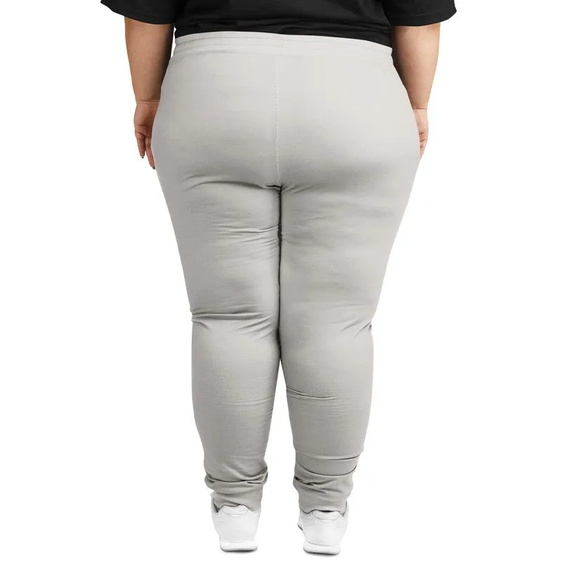 Pale Brown Joggers | Unisex | with PLUS sizes | Light Muted Pale Brown | C10M10Y10K0