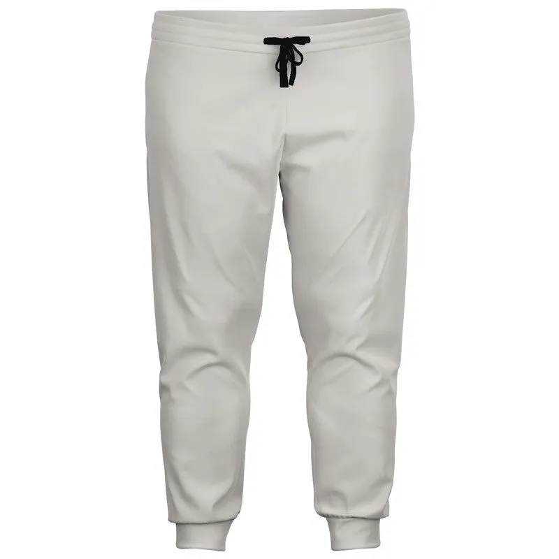 Pale Brown Joggers | Unisex | with PLUS sizes | Light Muted Pale Brown | C10M10Y10K0