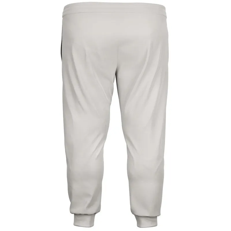 Pale Brown Joggers | Unisex | with PLUS sizes | Light Muted Pale Brown | C10M10Y10K0