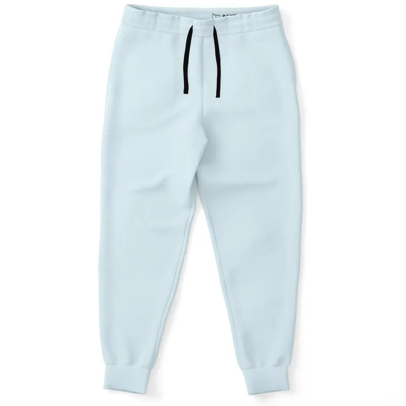 Pale Cyan Joggers | Unisex | with PLUS sizes | Bright Pale Cyan | C10M0Y0K0
