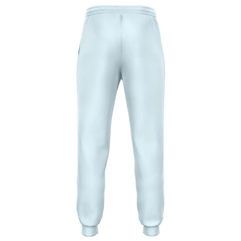 Pale Cyan Joggers | Unisex | with PLUS sizes | Bright Pale Cyan | C10M0Y0K0