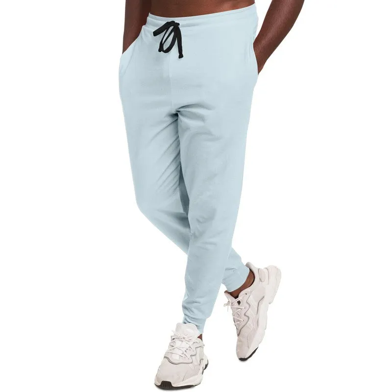Pale Cyan Joggers | Unisex | with PLUS sizes | Bright Pale Cyan | C10M0Y0K0