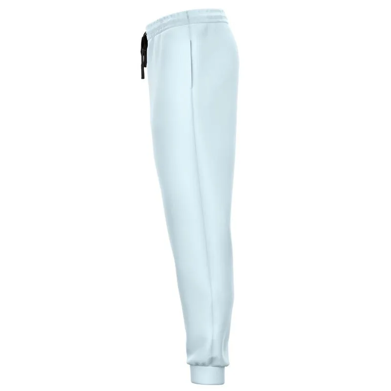 Pale Cyan Joggers | Unisex | with PLUS sizes | Bright Pale Cyan | C10M0Y0K0